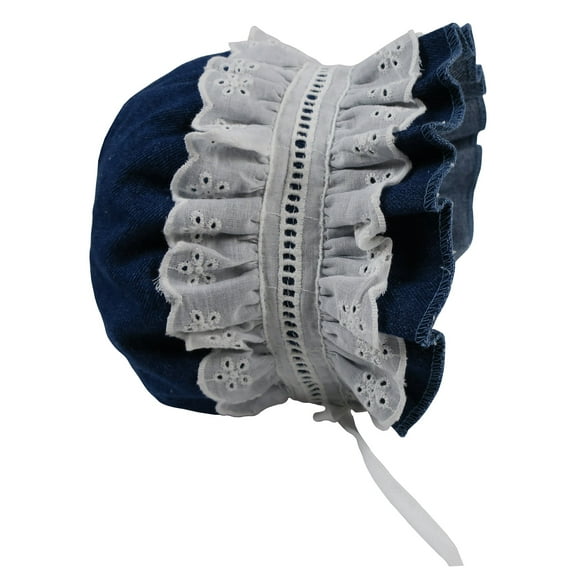 N'Ice Caps Baby Girls Infants Eyelet Sun Bonnet - Summer UV Protection Hats