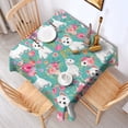 thumbnail image 2 of Schnauzer Dogs Square Tablecloth,Waterproof Square Table Cover,Wipeable Spillproof Washable Table Cover for Home Kitchen Party Decor 52"x52"(132x132cm), 2 of 6