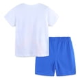 thumbnail image 4 of newwalpole Toddler Boy Clothes Kids Summer Cotton Outfits Shirt Short Sets Size 2-7 White for Size 2-3 Years, 4 of 7