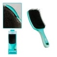 thumbnail image 2 of KISS Colors & Care Detangling Two-Tiered Teeth Brush, Double Bristles, Wide Paddle Cover, 2 of 9