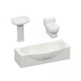thumbnail image 1 of Ducha para muñecas,bañera y lavabo,Casa de juguete con lavabo y bañera,modelo de inodoro,accesorios,Mini casa de muñecas,modelo de baño,juguete educativo,Inodoro de simulación en, 1 of 8