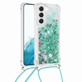 thumbnail image 1 of Funda FOXDOCK para Samsung Galaxy S21 con Cuerda Ajustable, Brillo Líquido, Protección Antigolpes y Lente – Ideal para Regalo, 1 of 6