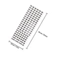 thumbnail image 2 of TABLZONE 2 Sheets Opening Hour Labels Adhesive Sticker Black for Shops Customer Information, 2 of 8