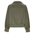 thumbnail image 4 of Chandails à Capuchon de Mode pour Femmes 2023 Mode Manches Longues Col Rabattu Couleur Unie Hauts Amples Blouses Chandails en Molleton 50 % de Rabais Liquidation Costumes Halloween/noël, 4 of 6