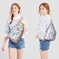 thumbnail image 4 of Yellow Bloom Sling Backpack - Vibrant Daisy Flower Pattern Crossbody Bag, Fashion Forward, 4 of 4