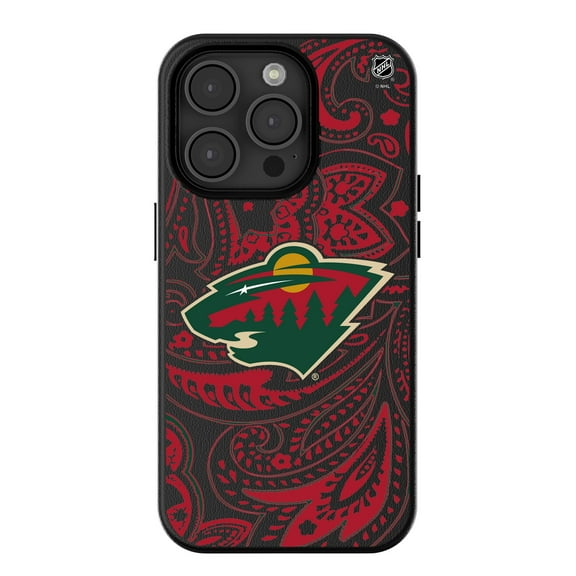 Keyscaper Black Minnesota Wild Paisley iPhone Magnetic Bump Case