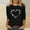 Black, variant on Womens Black Valentine's Day Top - Love Print Heart Pattern Loose Crew Neck Long Sleeve 100% Polyester Casual Romantic Blouse (XS-XL),Size XL