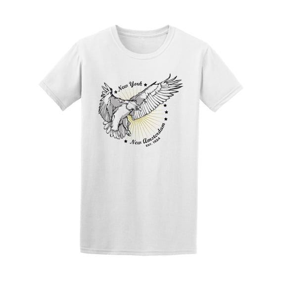 Bald Eagle In Flight T-Shirt Men -Image by Shutterstock, Male Large