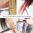 thumbnail image 6 of GIRACOA	20 Pcs Hair Extensions Straight Long Hairpiece Wig Pieces Colored Hair Extensions Clip for Dolls Multi-colors Party Highlights (21.6'') (colored), 6 of 7