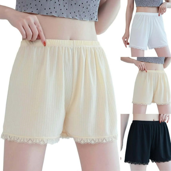 Bovxnpu Womens Underwear Plus Size Panties, Women's Breathable Cotton Boyshort Panties, Solid Color Patchwork Briefs Panties Underwear Underpants XL