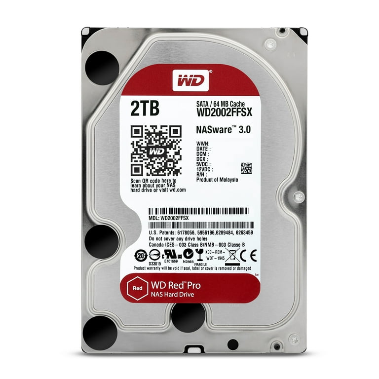 Western Digital WD2002FFSX （3.5 HDD 2TB） WD Red Pro WD2002FFSX 2TB 7200 RPM 64MB Cache SATA 6.0Gb/s 3.5