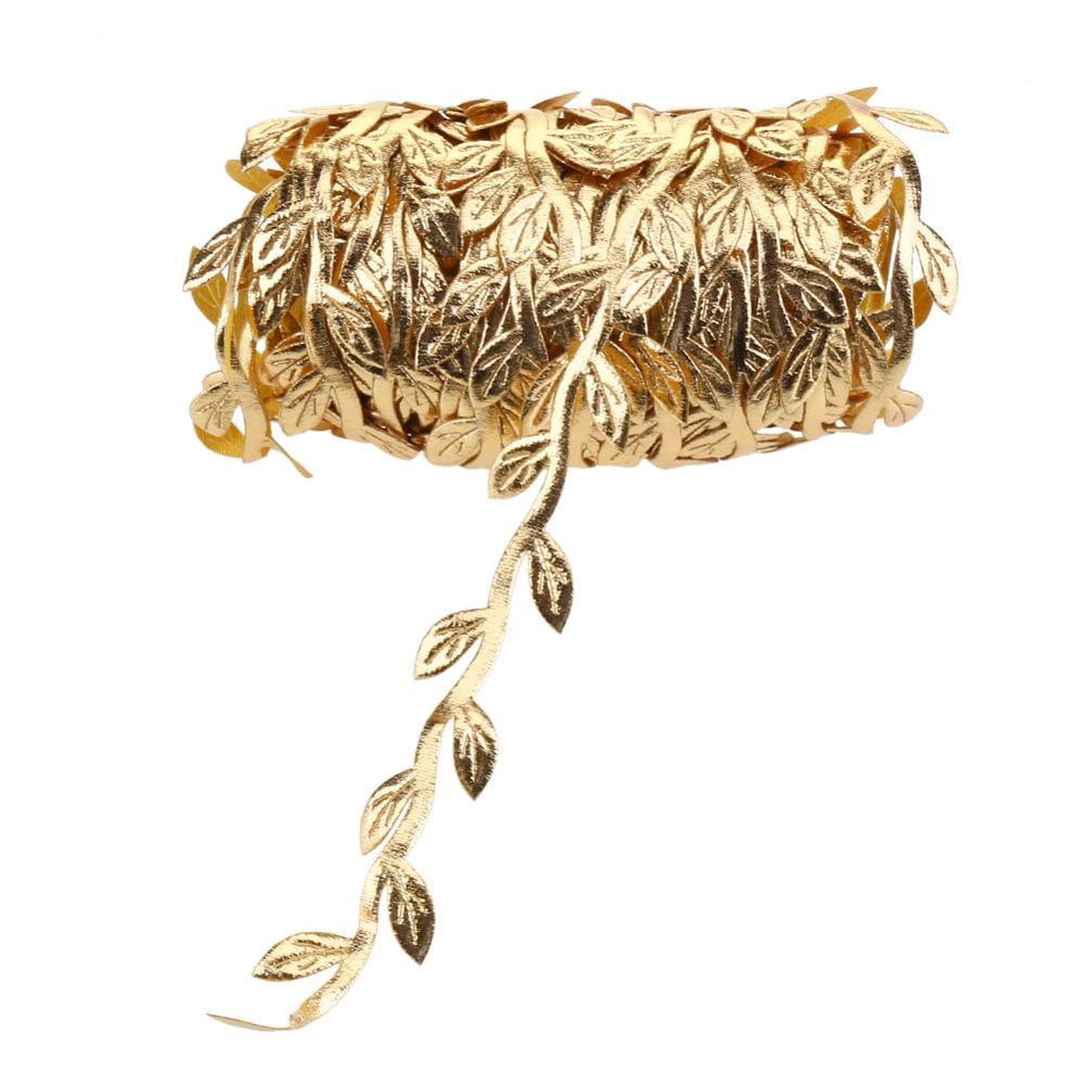 10m Nature Leaf Artificial Vine Leaves Wedding Decor Gold Silver Foliage
