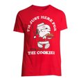 thumbnail image 6 of Peanuts Snoopy Here For The Cookies Holiday Christmas Men's and Big Men's Graphic T-shirt, 6 of 6