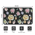 thumbnail image 5 of Pioneer Flower Floral Print Pattern Door Rugs,Washable Non Slip Door Mats Indoor,Decorative Door Mats,Entry Mat Indoor for Entrance,Bedroom,Kitchen,Bathroom,30"x17", 5 of 6
