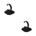 thumbnail image 3 of jesticaly Watch Display Holder Telescopic C-Type Velvet Home Bracelet Stand Black 2Set, 3 of 6