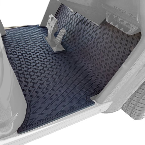 Xtreme Mats Star Ev Golf Cart Mat, Full Coverage Golf Cart Floor Liner Mat - Fits Star Sirius Models Only - All Black