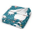 thumbnail image 2 of Yibo Cute Sheep Blanket Flannel Soft and Comfortable Anti-static Bed Sofa Blanket, 2 of 6