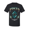thumbnail image 2 of Wild Bobby Pisce Two Fish Fishes February 18 March 20, Water Sign, Constellations Horoscope Zodiac Birthday Birth Month Stone Gift for Men Women Tee, 2 of 6