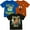 Multicolored, variant on Scooby-Doo Scooby Doo Big Boys 3 Pack Graphic T-Shirts Multicolored 14-16