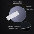 thumbnail image 3 of Uxcell 5 Packs 40mm Violet Anti Glare High AL Tempered Glass Smart Watch Screen Protectors, 3 of 7