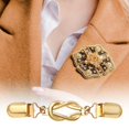 thumbnail image 6 of 6 Part Metal Mixture Dress Clamps Set Thin Plan For Cardigans Scarves Blouses Back Waist Belt Secure Clasps, 6 of 9