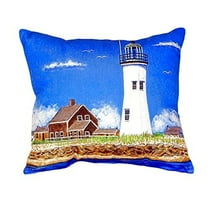 Betsy Drake NC743 16 x 20 in. Scituate Ma Lighthouse No Cord Pillow