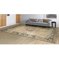 thumbnail image 2 of Couristan Zahara Persian Vase Area Rug, 2' x 3'7", Oatmeal-Black, 2 of 8
