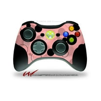 Lots of Dots Pink on Pink - Decal Style Skin fits Microsoft XBOX 360 Wireless Controller (CONTROLLER NOT INCLUDED)