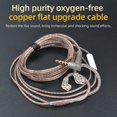 thumbnail image 4 of High-Purity Copper Twisted Earphone Cable for KZ/CCA ZST ZSR Headset Cord, 4 of 10
