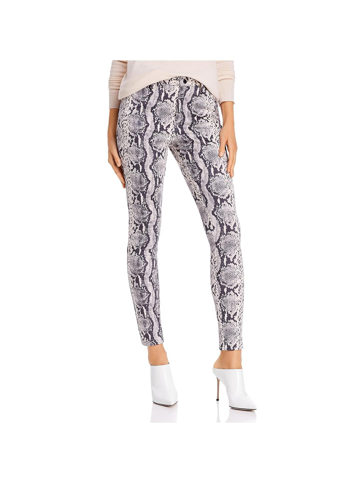 Snake print skinny trousers Clearance
