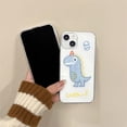 thumbnail image 4 of Cartoon Cute Rabbit Dinosaur Clear Couple Case Compatible with iPhone Case (Cartoon Cute Dinosaur,iPhone 11 Pro), 4 of 10
