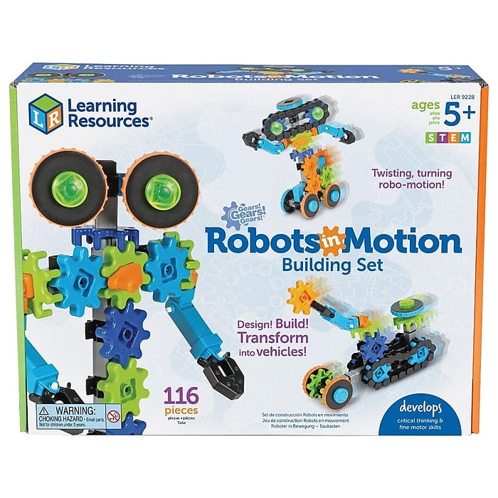 Learning Resources Gears! Gears! Gears! Robots in Motion, Multicolor