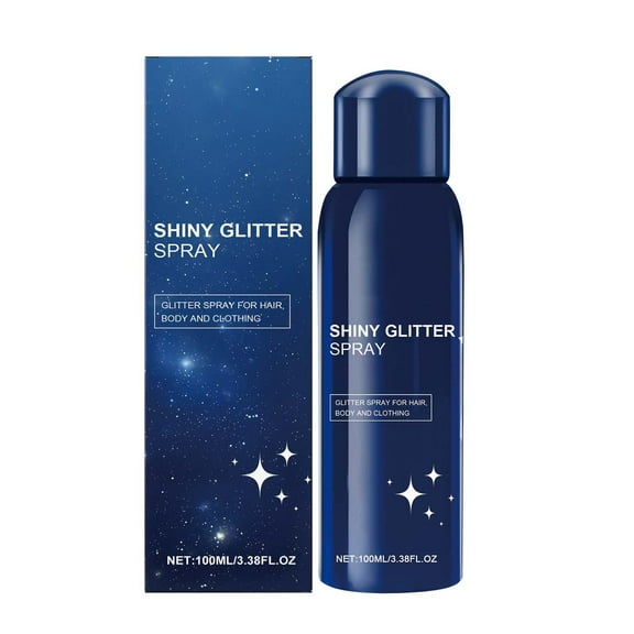 HHBEAUTY Body Glitter, Glitter Spray for Hair and Body, Spray, Hairspray Clothes, Long-Lasting Shimmer Suitable Stage, Festival Rave Makeup Prom