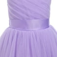 thumbnail image 2 of IBTOM CASTLE Girls Flower Vintage Floral Lace V Neck Sleeveless Floor Length Dress Wedding Party Evening Formal Pageant Dance Gown 14 Years Purple, 2 of 8