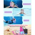thumbnail image 2 of Set de Snorkel FosDero para Niños Máscara y Aletas para Niños de 6 a 14 Años Morado, 2 of 6