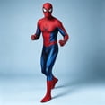 thumbnail image 7 of Cosplay Costume Halloween Superhero Role Play Outfit Spider Jumpsuit for Carnival Dress Up Performance Dark Blue 170, 7 of 7