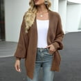 thumbnail image 4 of Cardigan Sweaters for Women Hemlock Long Sleeved Sleeved Cardigan With Pockets Knitted Sweater for Women Sweater, 4 of 6