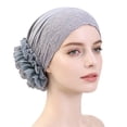 thumbnail image 5 of Lace Turban Beanie Hat for Women Sleeping Cap Night Head Covering Wrap, 5 of 5