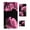 Pink, variant on Purple Rose Towel Set of 3, Soft Microfiber Bath Towels, Hand Towel, Washcloths, Vintage Abstract Garden Flower Floral Black Quick-Dry Absorbent Towels for Bathroom Kitchen Hotel Beach Gym Spa