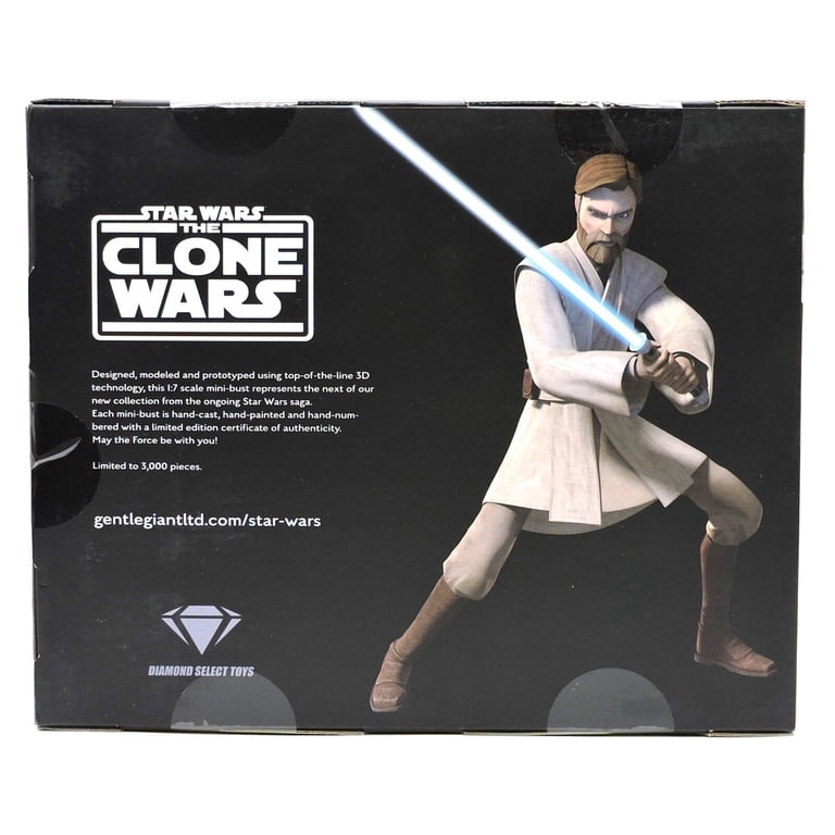 Diamond Select – Buste Obi-Wan Kenobi – Star Wars Clone Wars – Échelle 1/7 – Collectionneur