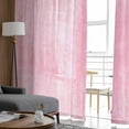 thumbnail image 4 of ERUNPONLY Pink Sheer Curtains 84 Inch Length 2 Panels Set, Retro Oil Painting Modern Abstract Art Aesthetics Voile Window Treatment Curtains Sheers Drapes for Bedroom/Living Room/Kitchen 52"x84"x2, 4 of 7