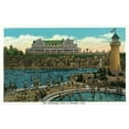 thumbnail image 3 of Hershey, Pennsylvania, View of the Hershey Park Swimming Pool (100% Cotton Tea Towel, Decorative Hand Towel, Kitchen and Home), 3 of 3
