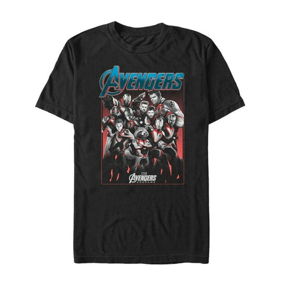 Avengers Équipe de Fin de Partie A Tiré un T-Shirt-Large pour Hommes