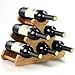 thumbnail image 3 of AggIcE Wine Rack, Bamboo Wood Wine Racks countertop, 6 Bottles Wine Storage Holder Stands for counter, 3 of 4