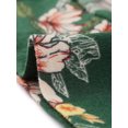 thumbnail image 5 of Cárdigan floral de punto Agnes Orinda con frente abierto ligero Verde oscuro 3X, 5 of 5