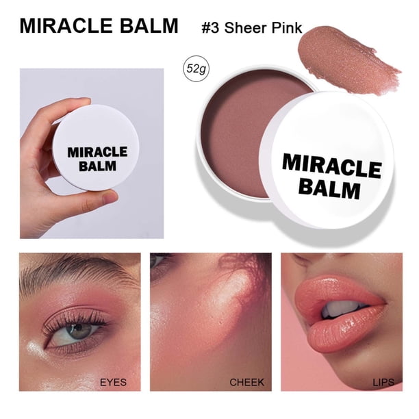 Bálsamo iluminador mate de fijación suave Glows Shimmering Miracled Balm 52g