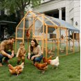 thumbnail image 5 of Outdoor Cat House – 110" Large Cat Enclosure Playpen with Platforms for Multiple Cats, 5 of 12