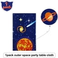 thumbnail image 4 of Outer Space Tablecloth Decorations  Plastic Solar System Table Cover Planet Design for Kids Outer Space Theme Birthday Party Decor, 4 of 7
