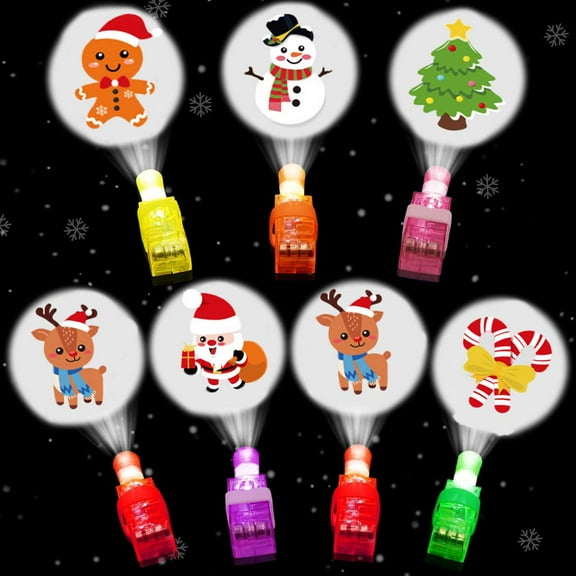 36Pcs Light Up Christmas Toys, Glow In The Dark, Christmas Party Favors ,Stocking Stuffers, Classroom Prizes