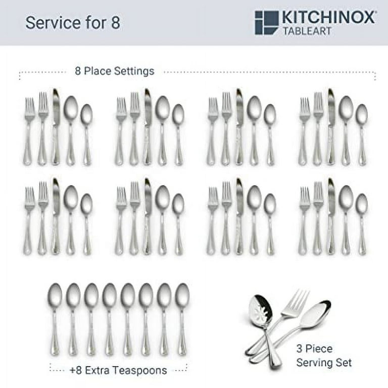 Kitchinox Edition I, Stainless Steel 20-Piece Flatware Set